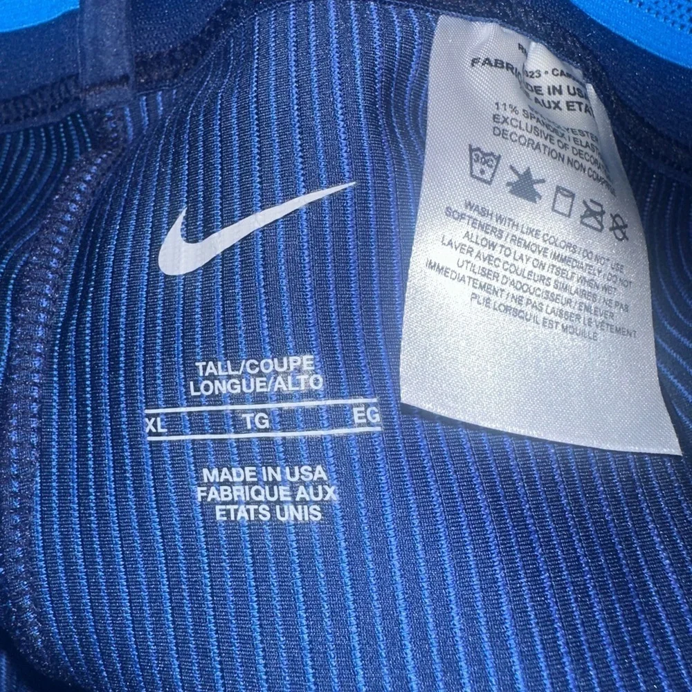 New Nike Pro Elite Olympic Racing Tights Running Pants AO8496-000 Blue Size - Picture 4 of 8